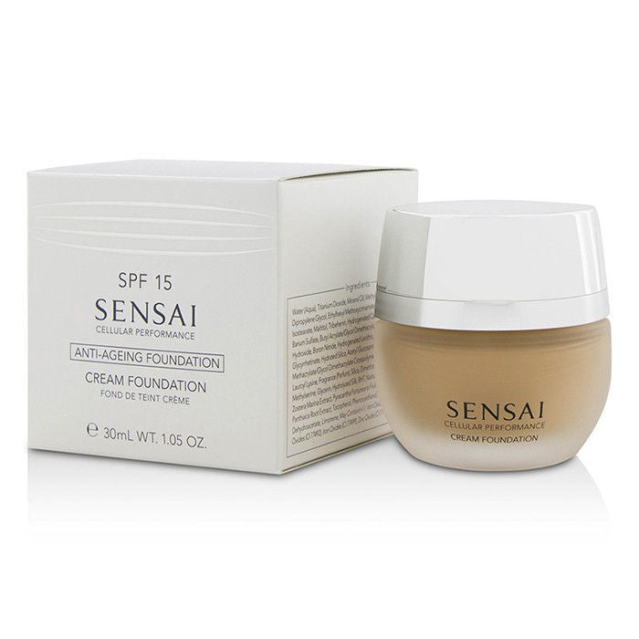 Sensai Cellular Performance Cream Foundation Cf23 Almond Beige 30ml