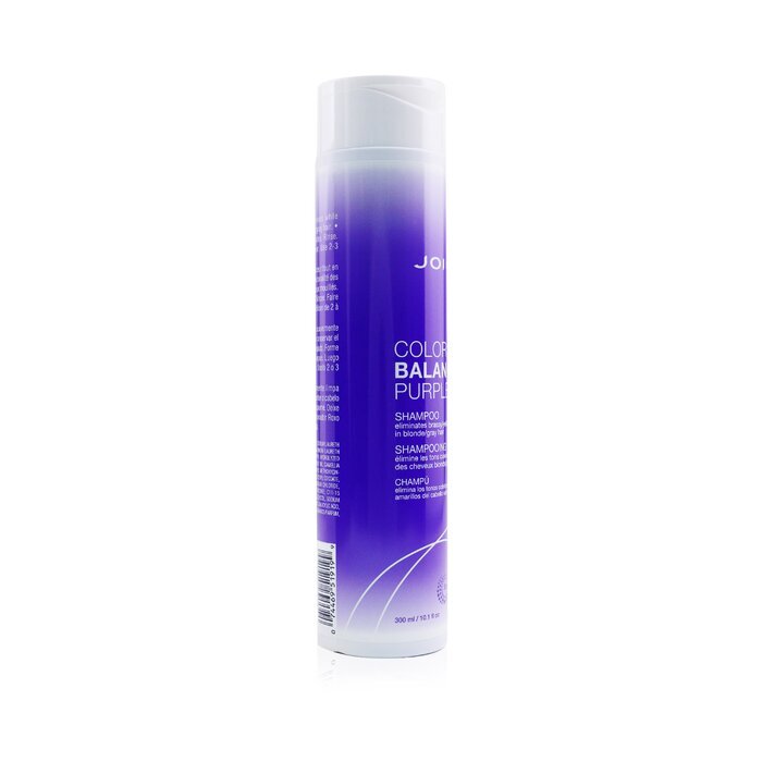 Joico Color Balance Purple Shampoo (Eliminates Brassy/Yellow Tones on Blonde/Gray Hair) 300ml