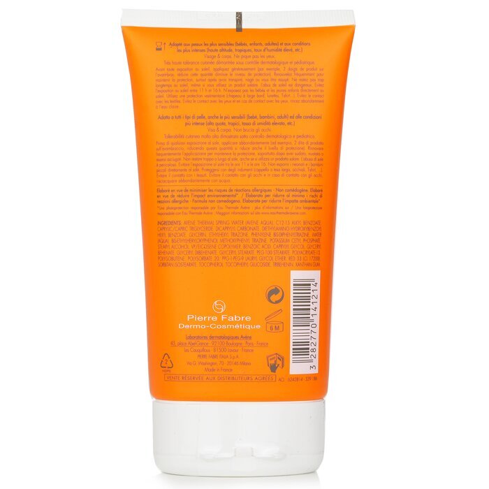 Avene Intense Protect SPF 50 (For Babies, Children, Adult) - For Sensitive Skin 150ml