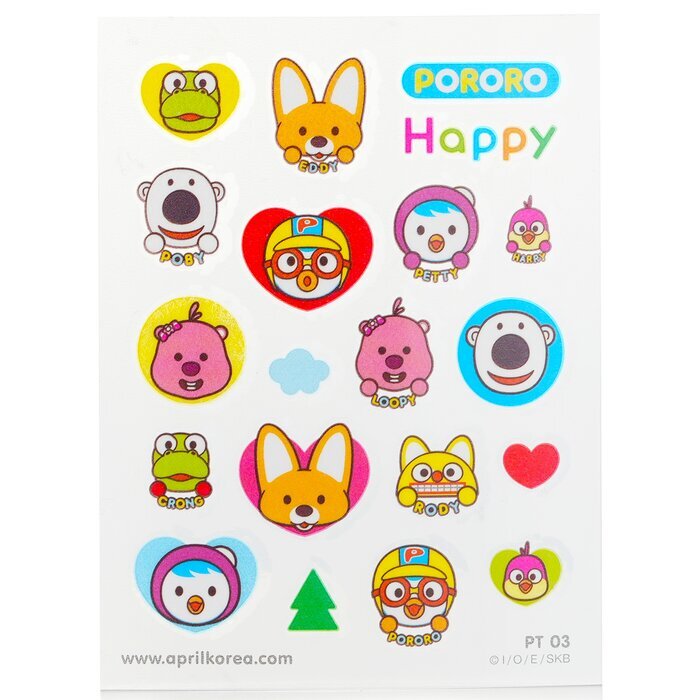 April Korea Pororo Body Sticker 1pc