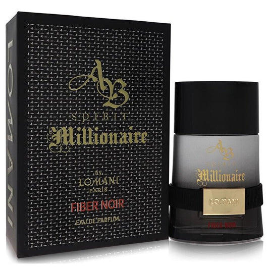 Lomani Ab Spirit Millionaire Fiber Noir Eau De Parfum Spray 100ml/3.3oz