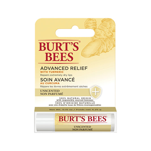 Burt's Bees Baume à Lèvres Soulagement Avancé Sans Parfum 4.25g