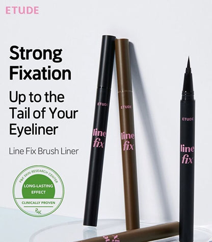 Etude House Line Fix Brush Liner -  01 Black 0.5g