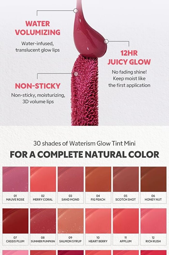 TIRTIR MIni Waterism Glow Tint -  24 Lovably 1.8g