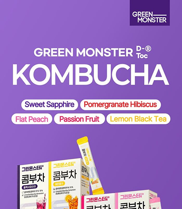 D-Toc Kombucha - 6 Types - Sweet Sapphire