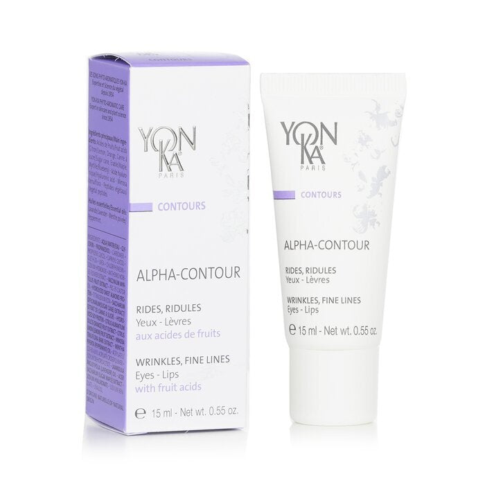 Yonka Contours Alpha-Contour With Fruit Acids -Wrinkle, Fine Line (For Eyes & Lips) 15ml