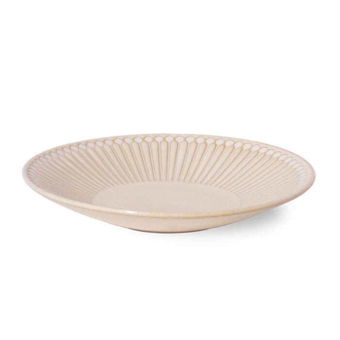 Minoro Touki Minoyaki Ultra Light 14.7CM Ceramic Dish (Beige)-  Beige