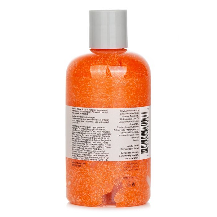 Anthony Logistics For Men Facial Scrub (Bottle) 237ml