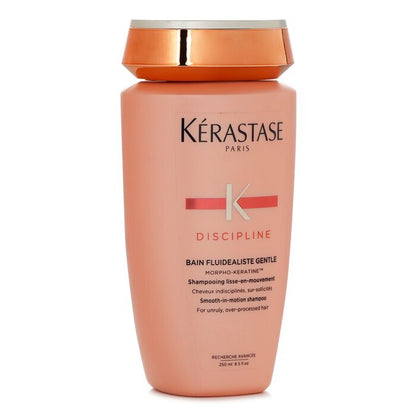 Kerastase Discipline Bain Fluidealiste Shampooing Sans Sulfate Lisse et Souple - Pour Cheveux Indisciplinés et Surtraités (Nouveau Packaging) 250ml/8.5oz