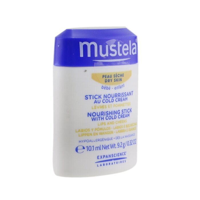 Mustela Nourishing Stick With Cold Cream (Lips & Cheeks) - For Dry Skin 9.2g