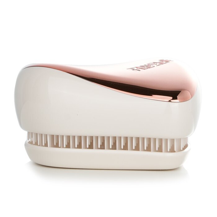 Tangle Teezer Compact Styler On-The-Go Detangling Hair Brush -  Ivory Rose Gold 1pc