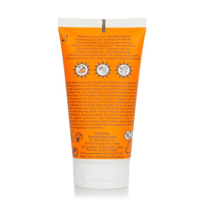 Avene Very High Protection Cleanance Colour SPF50+ - For Oily, Blemish-Prone Skin 50ml