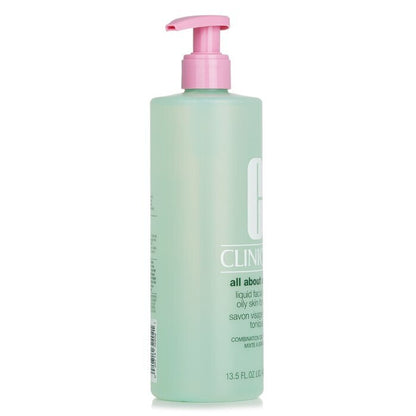 Clinique All About Clean Liquid Facial Soap Oily Skin Formula (Combination Oily to Oily Skin) 400ml