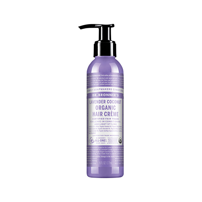 Dr. Bronners Organic Hair Creme Lavender Coconut 177ml