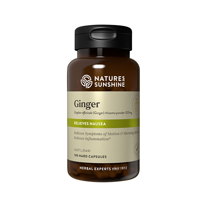 Natures Sunshine Ginger 525mg 100c